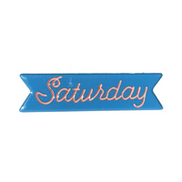 Individual Days of the Week Hair Clips