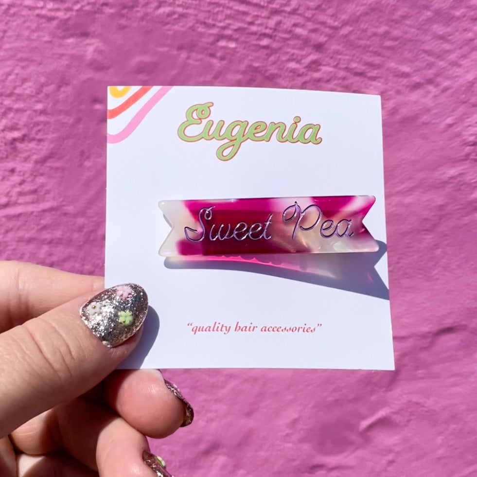 Sweet Pea Hair Clip